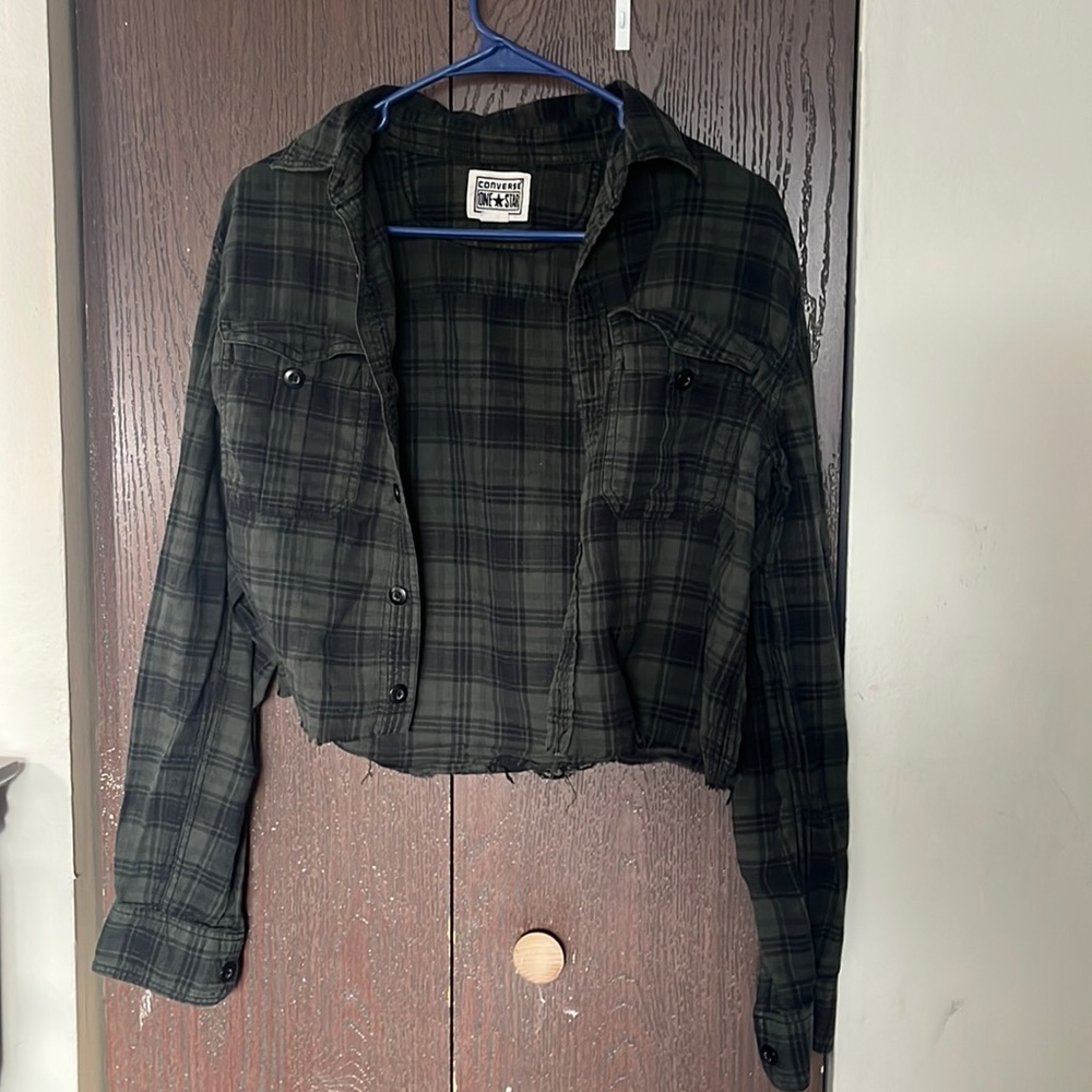 Converse Crop Flannel